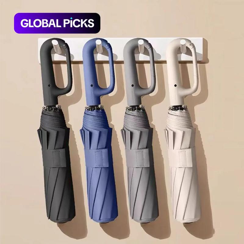 ☔ Automatic Windproof Umbrella – One-Click Open & Close | Compact & Waterproof