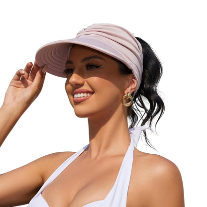☀️ Your Summer Staple Just Dropped – UPF 50+ Ponytail Visor👒