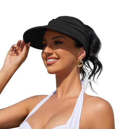 ☀️ Your Summer Staple Just Dropped – UPF 50+ Ponytail Visor👒