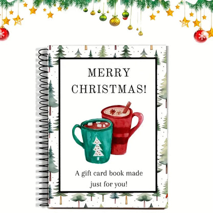 🔥Last Day 70% OFF🔥DIY Spiral Bound Merry Christmas Gift Card Album