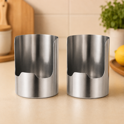 Premium Stainless Steel Utensil Organizer – Rust Resistant Cutlery Holder with Easy-Clean Design for Kitchen Drawers & Countertops