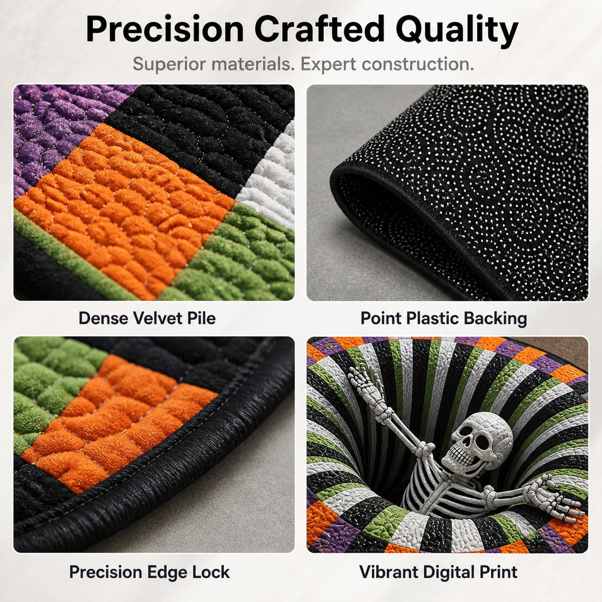 🔥Last Day 50% OFF🔥Spooky 3D Halloween Illusion Rug 🎃🕷️