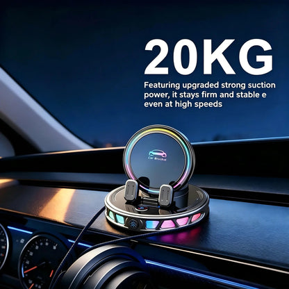 360° Auto-Locking Car Phone Mount – One-Handed & Stable
