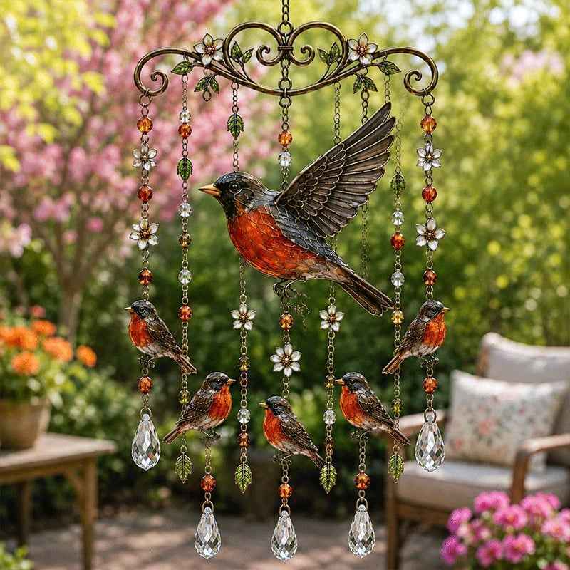 🔥50% OFF | Graceful Hummingbird Wind Chime – Add Beauty to Every Breeze 🐦🎐