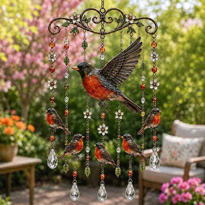 🔥50% OFF | Graceful Hummingbird Wind Chime – Add Beauty to Every Breeze 🐦🎐