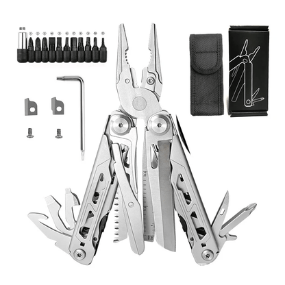 🏕️16‑in‑1 Multi‑Tool Pliers with Full‑Size Folding Scissors