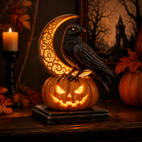 Raven & Crescent Moon