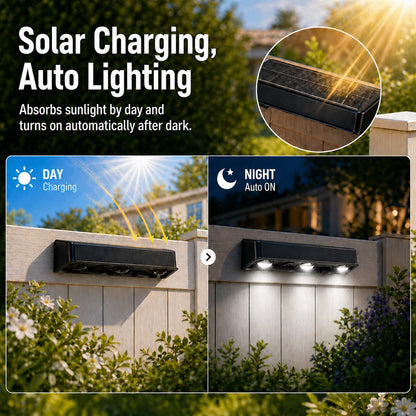 💥LAST DAY 70% OFF🔥💡 7 Colors + RGB Solar Fence Lights