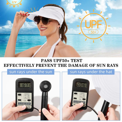 ☀️ Your Summer Staple Just Dropped – UPF 50+ Ponytail Visor👒