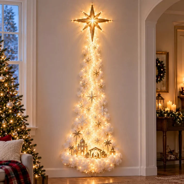 🚂 Santa’s Christmas Express – Magical LED Train Wall Light 🎄✨