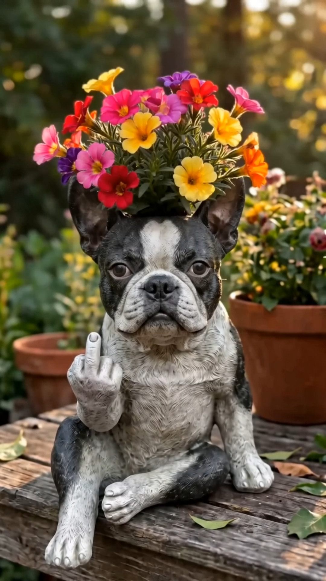 🔥 Last Day 50% OFF🐶Boston Terrier Planter — Instantly Infuse Your Plants with Personality 🌿