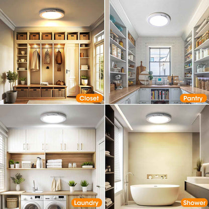 💡 Motion Sensor Ceiling Light: 30-Second Install. 60-Day Battery. No Electrician.