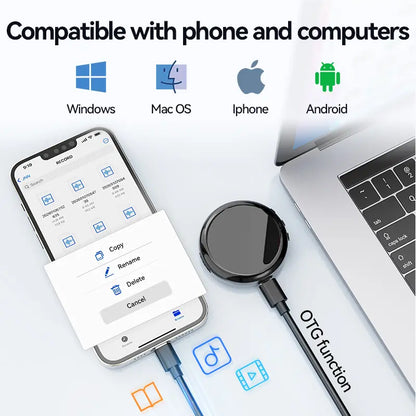 Ultra Magnetic Voice Recorder – HD Noise Reduction & Voice-Activated Recording