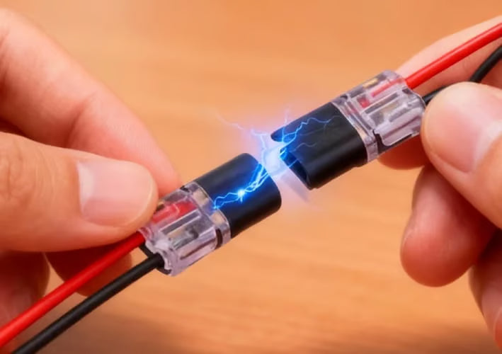 🏆 Over 80,000 sold! ⚡Double-wire Push-in Connector with Locking Buckle