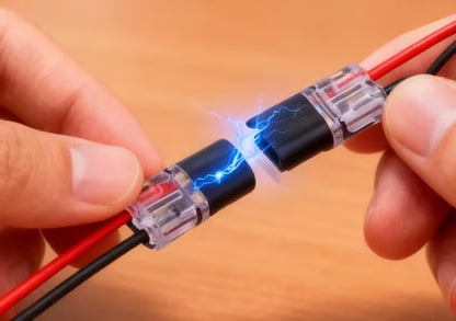 🏆 Over 80,000 sold! ⚡Double-wire Push-in Connector with Locking Buckle