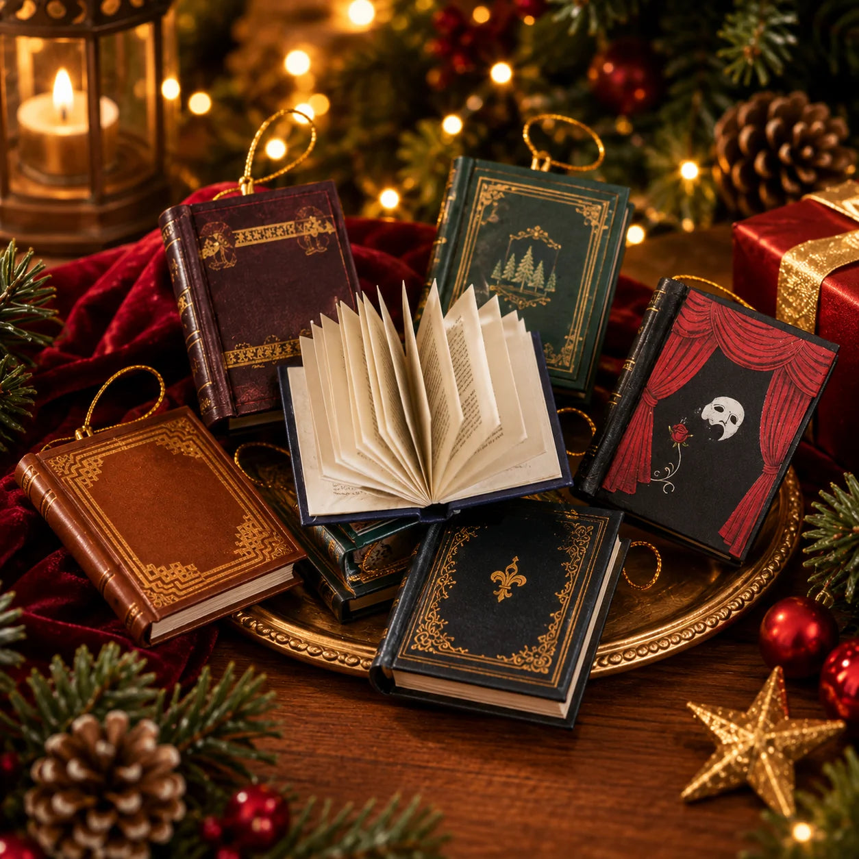 ✨Last Day Promotion 70% OFF 💥 Mini Book Ornament Advent📚 25-Day Mini Book Advent Calendar