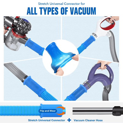 ⚡Hot Sales 49% OFF🔥Dryer Vent Cleaner Kit Dryer Lint Vacuum Attachment with Stretch Universal Connector
