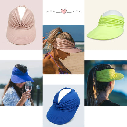 ☀️ Your Summer Staple Just Dropped – UPF 50+ Ponytail Visor👒