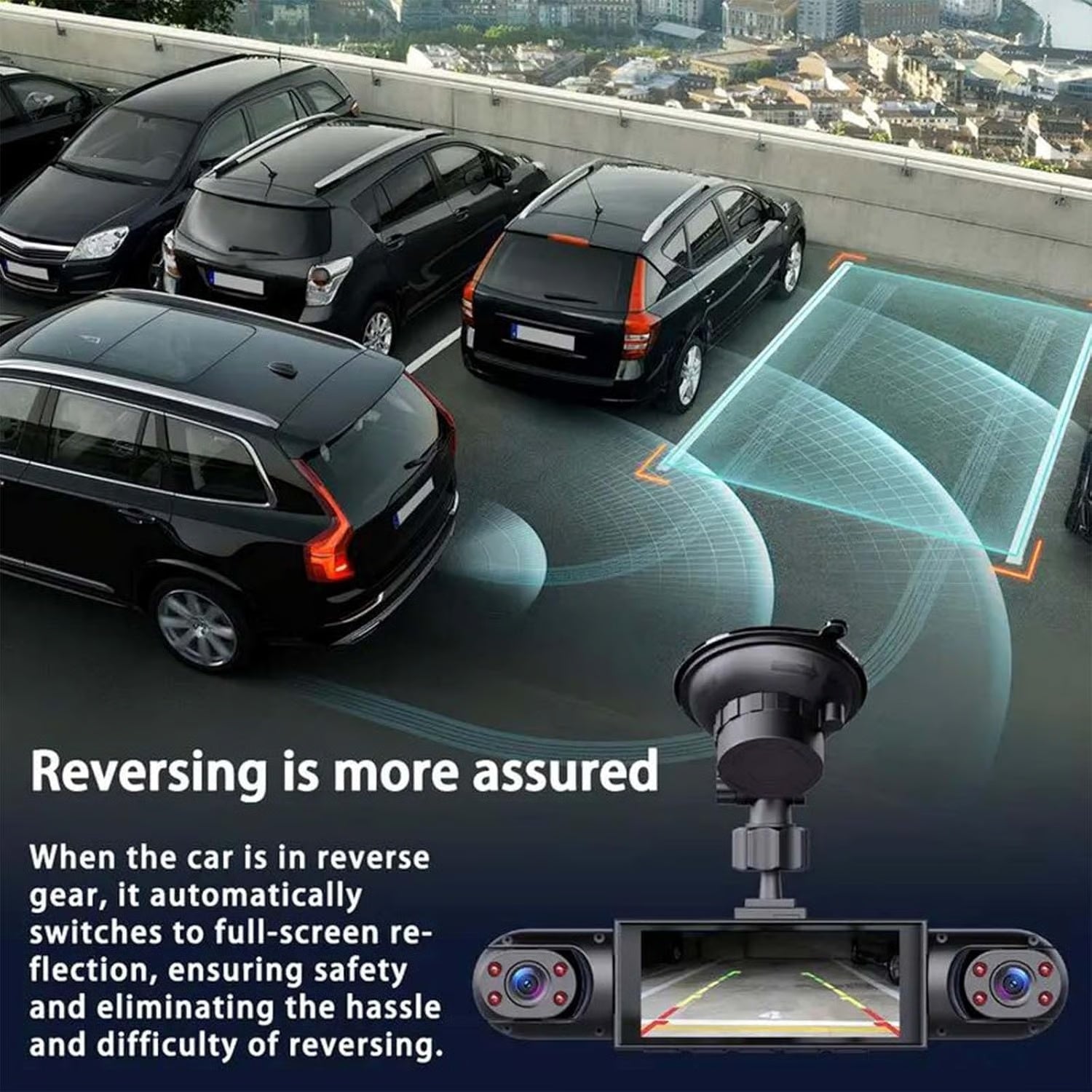 Easy installation and adjustable dash cam lenses
