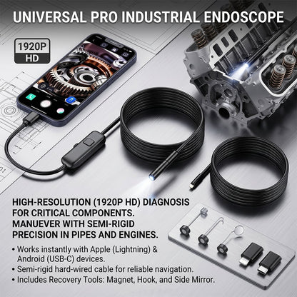 🔥Last Day 50% OFF🛠️1920P HD Digital Endoscope Camera, Essential Auto Repair Inspection Tool