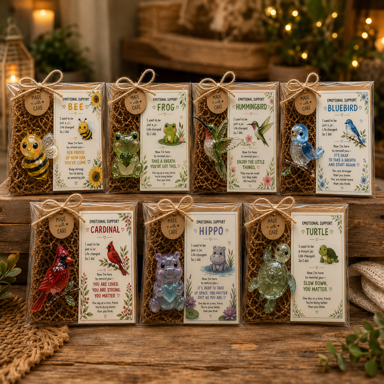 🔥Last Day 50% OFF🎁 Emotional Support Glass Animal Gift – A Little Reminder You Matter.