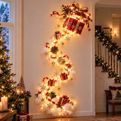 🚂 Santa’s Christmas Express – Magical LED Train Wall Light 🎄✨