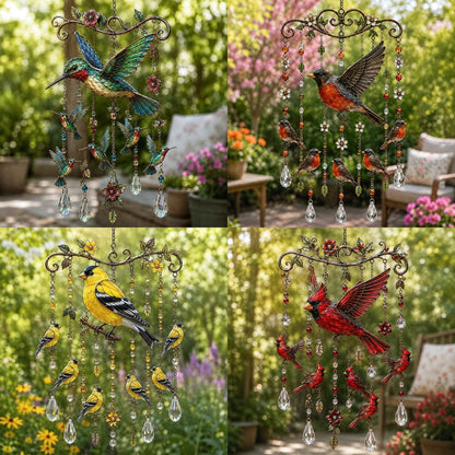 ✨ Last Day 49% OFF 🐦 Graceful Hummingbird Wind Chime 🍃 Add Beauty to Every Breeze