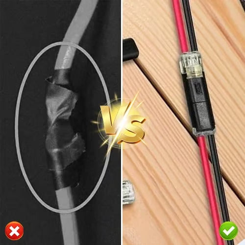 🏆 Over 80,000 sold! ⚡Double-wire Push-in Connector with Locking Buckle