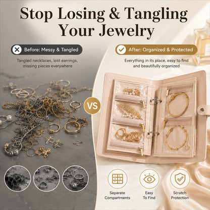 🔥Travel in Style – The Jewelry Notebook That Organizes Like Magic