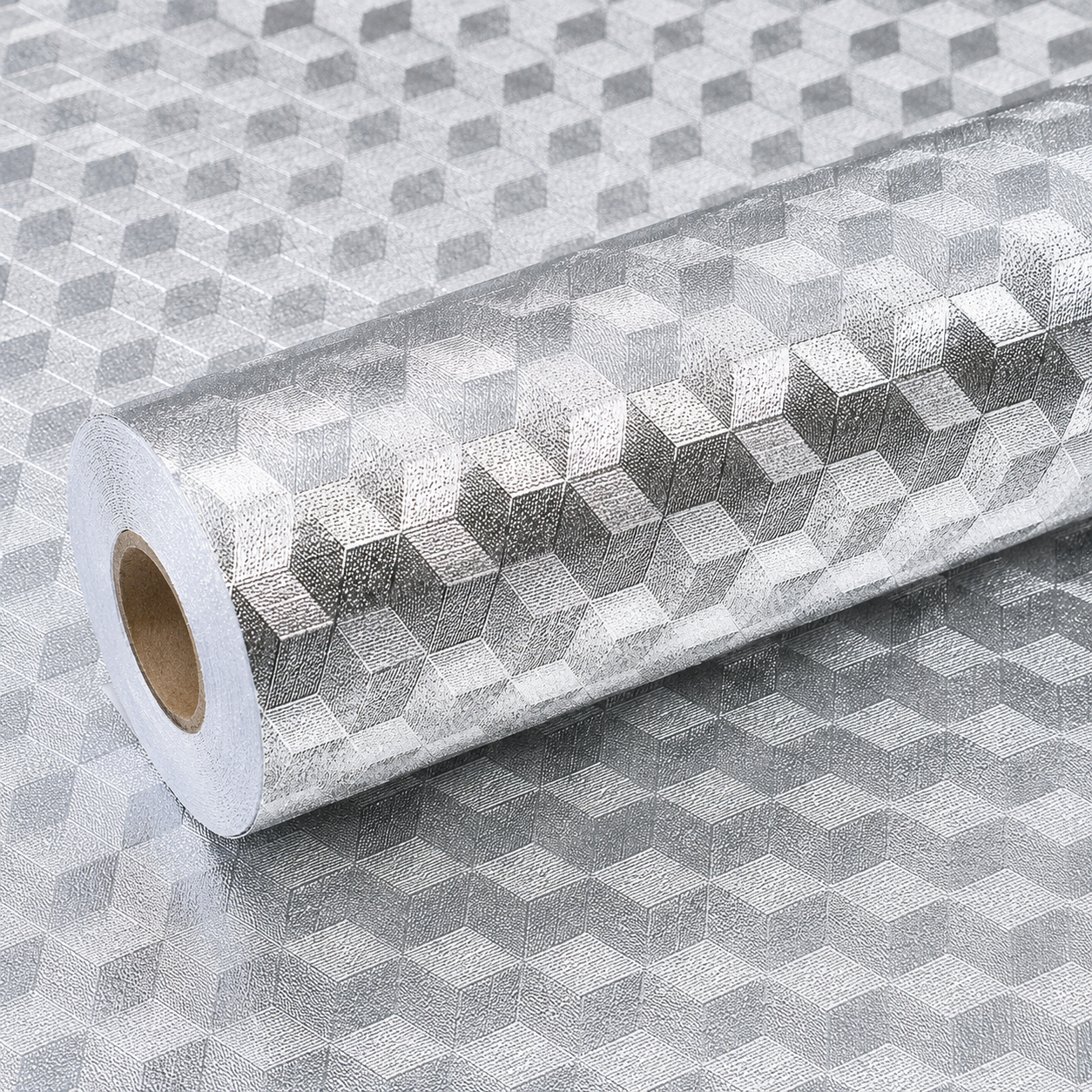 🔥50% OFF – Stainless Steel Oil-Proof Adhesive Wallpaper Roll for Kitchen Countertops, Cabinets & Backsplash
