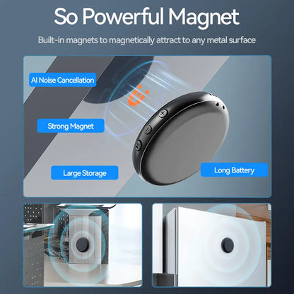 Ultra Magnetic Voice Recorder – HD Noise Reduction & Voice-Activated Recording