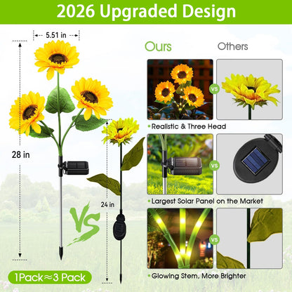 Father's Day Special: 2026 Upgraded Sunflower Solar Lights