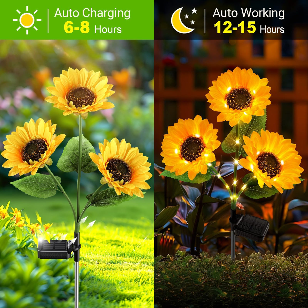 Father's Day Special: 2026 Upgraded Sunflower Solar Lights