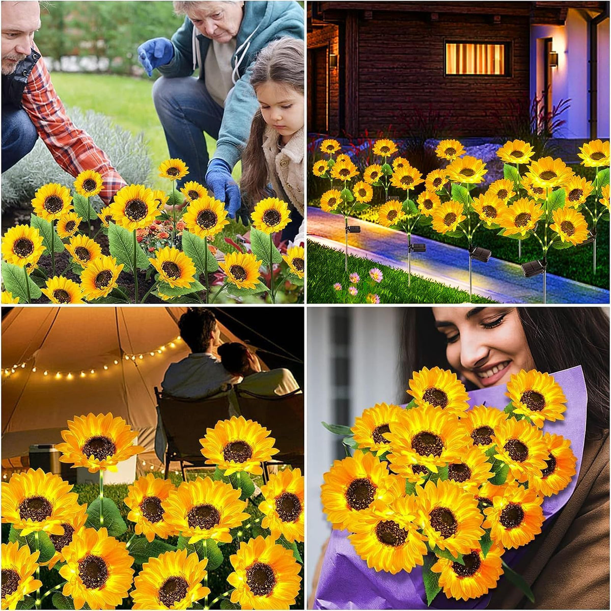 Father's Day Special: 2026 Upgraded Sunflower Solar Lights