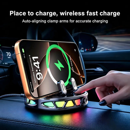360° Auto-Locking Car Phone Mount – One-Handed & Stable