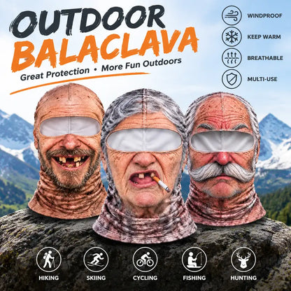 🤣 Realistic Funny Face Ski Mask