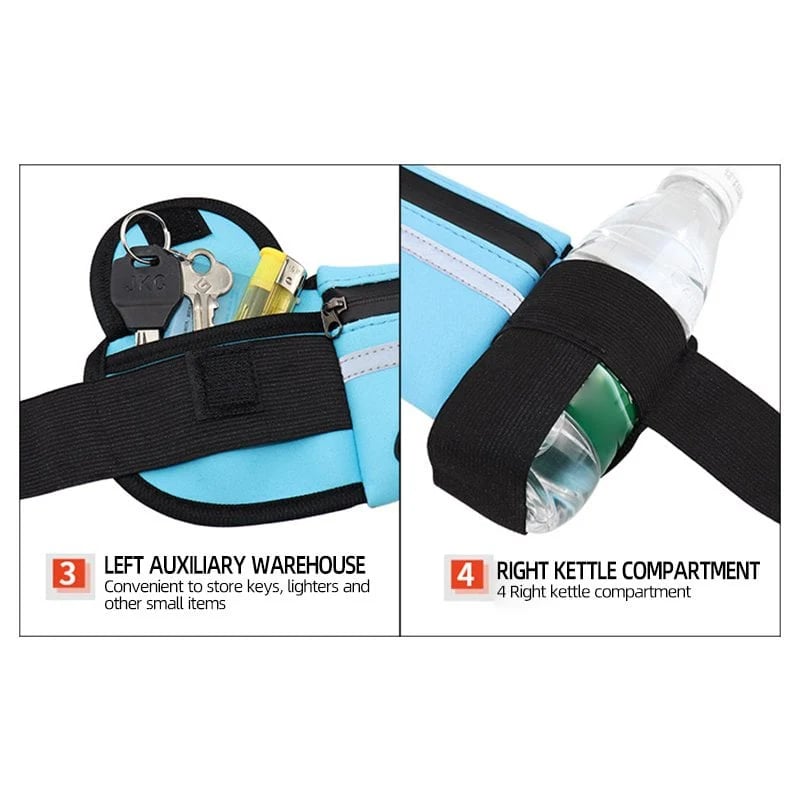🏃 Running Phone Holder – Waterproof, Sweat-Absorbing, Multi-Compartment 🎧
