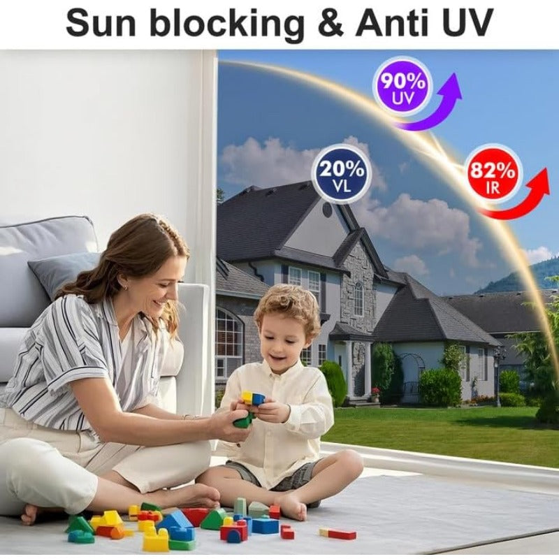 🔥LAST DAY 50% OFF✨One-Way Privacy Window Film – Static Cling Mirror Tint with Full DIY Kit