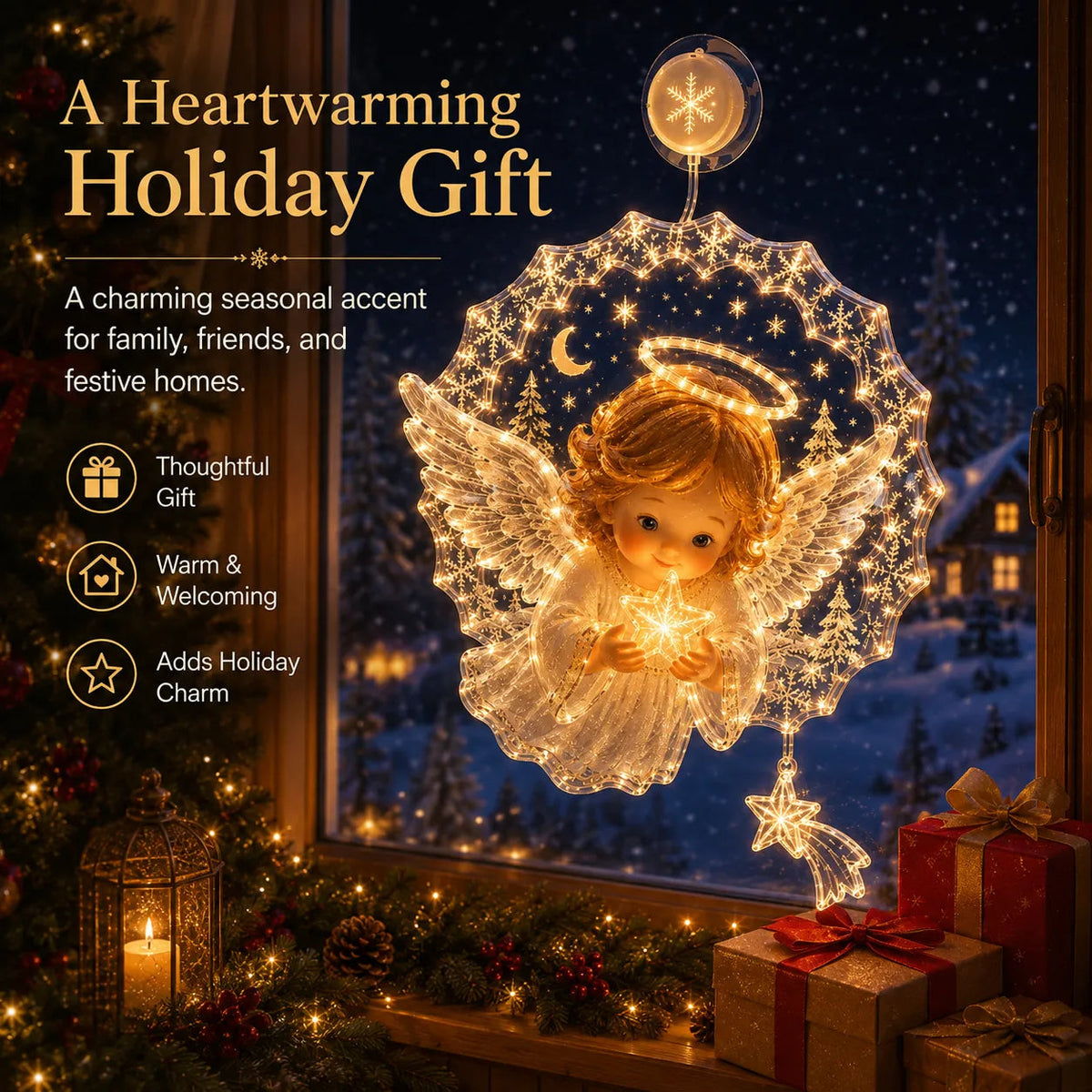 Christmas Angel Window Decoration