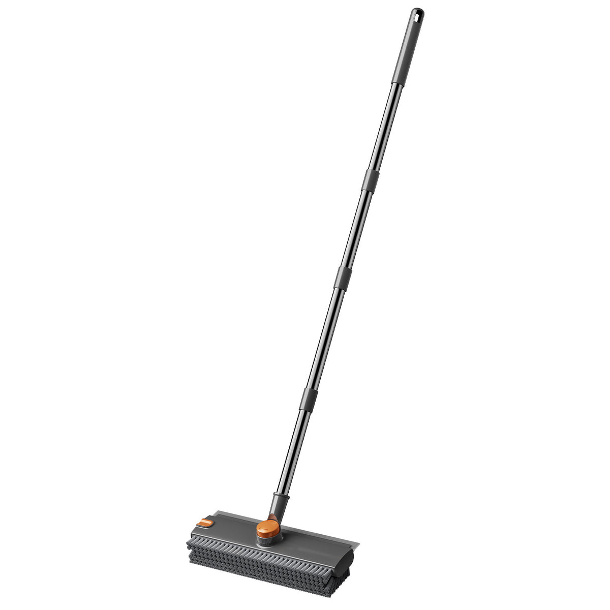 3-in-1 Long Handle Floor Scrub Brush – Scrub, Reach & Squeegee