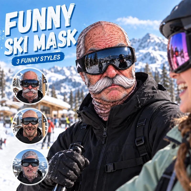 🤣 Realistic Funny Face Ski Mask