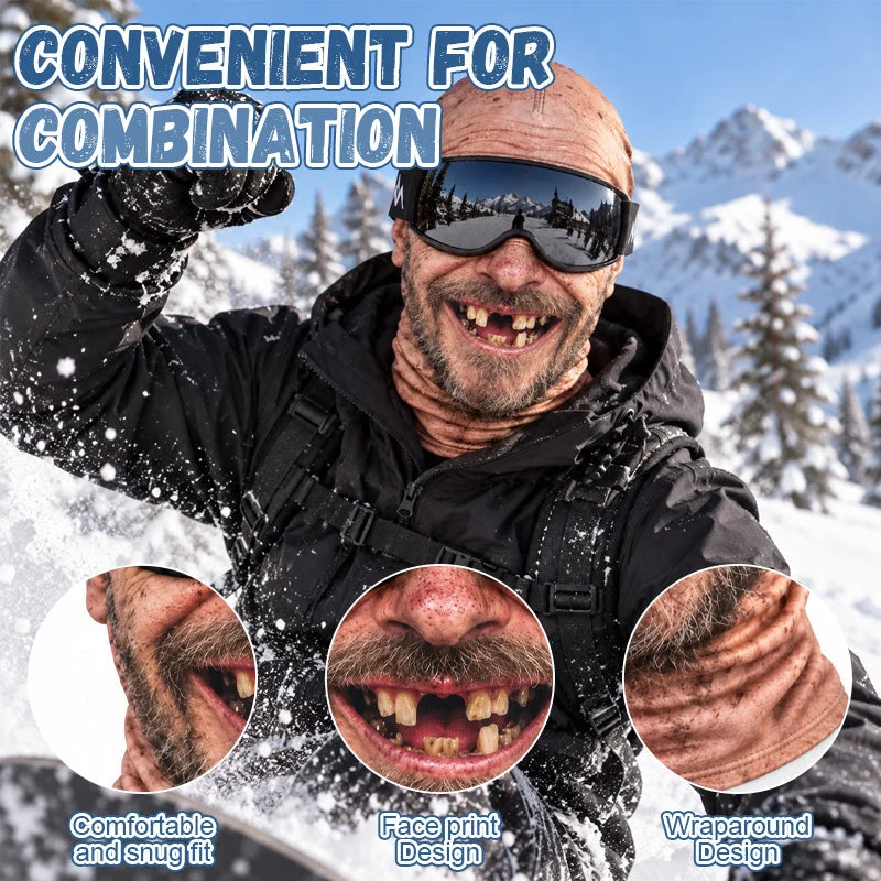 🤣 Realistic Funny Face Ski Mask