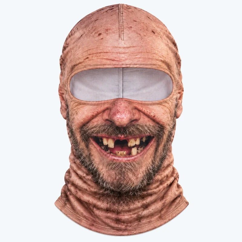 🤣 Realistic Funny Face Ski Mask