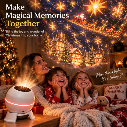 🔥LAST DAY 50% OFF -🎄 Magical Christmas Projection Night Light – Transform Any Room Into A Holiday Wonderland