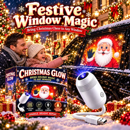 🎅 Christmas Car Projector Lights ✨ Festive Holiday LED Lighting for Your Car