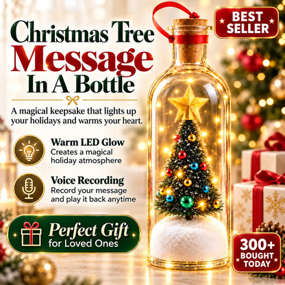 🎄 The Christmas Keepsake Bottle | Festive Holiday Decor & Heartfelt Gift