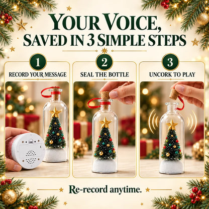🎄 The Christmas Keepsake Bottle | Festive Holiday Decor & Heartfelt Gift
