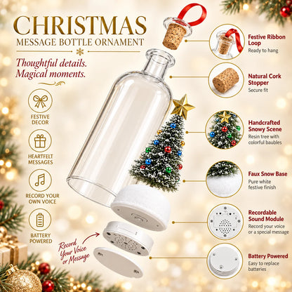 🎄 The Christmas Keepsake Bottle | Festive Holiday Decor & Heartfelt Gift
