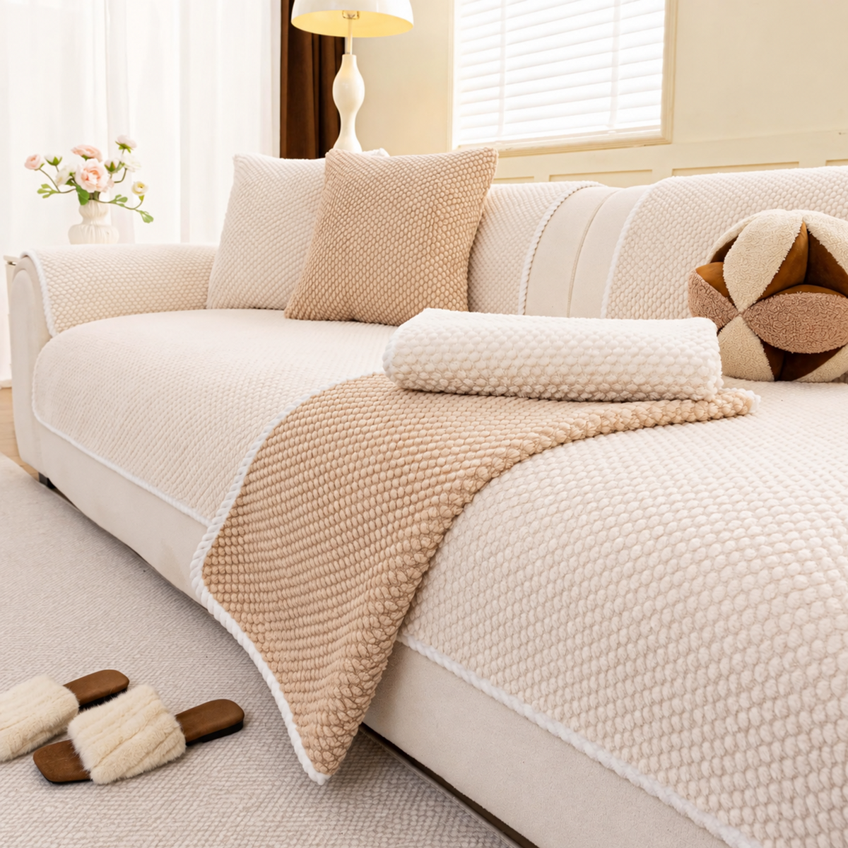 Soft Modular Sofa Cover – Non-Slip, Washable & Easy to Mix