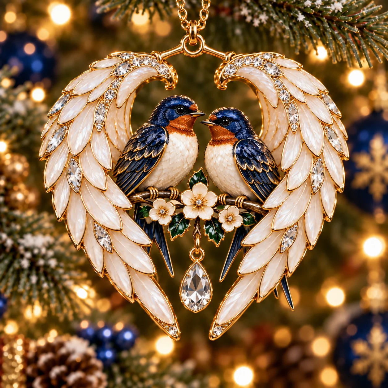 Swallow Pair & Holly 🤍